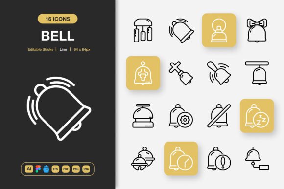 Bell Icons: A Minimalist Visual Language That Speaks Volumes