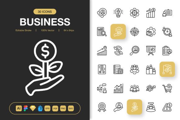 Building a Cohesive Visual Language with a Business Icons Pack
