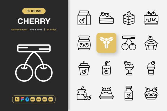 Cherry Icons: A Versatile Asset for Modern Design Projects