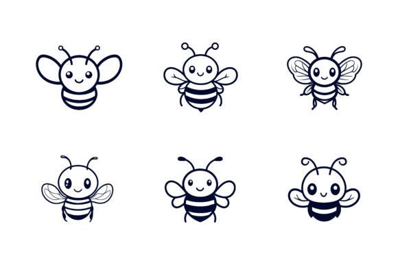 Cute Honey Bee: Characterful Illustrations for Designers
