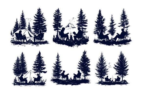 Different Pine Trees: Enhancing Your Projects with Professional AI EPS Illustrations