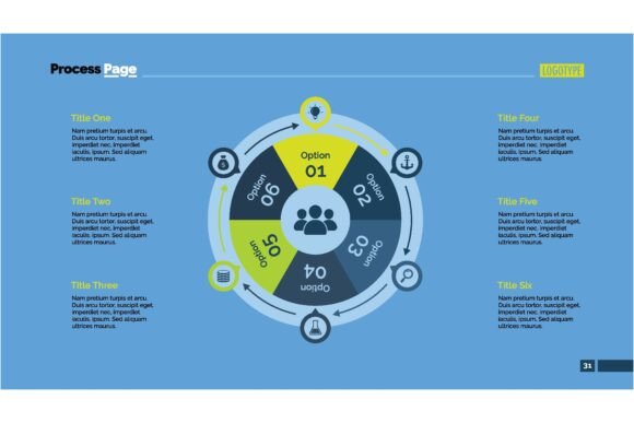 The Six Options Round Process Chart: A Modern Business Blueprint for Visual Thinking