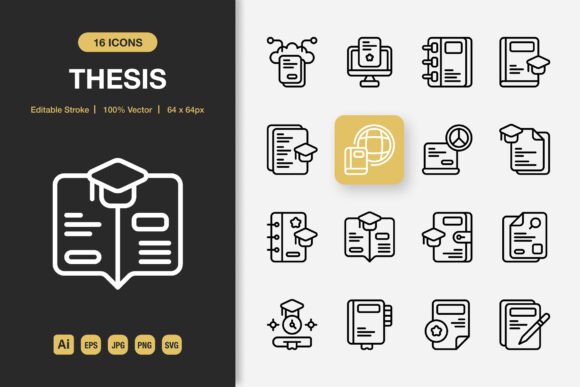 The Subtle Power of Thesis Outline Icons in Modern Visual Communication