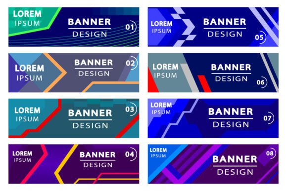 Why Abstract Geometric Banner Template Designs Are Redefining Visual Communication in a Dark-Themed Era